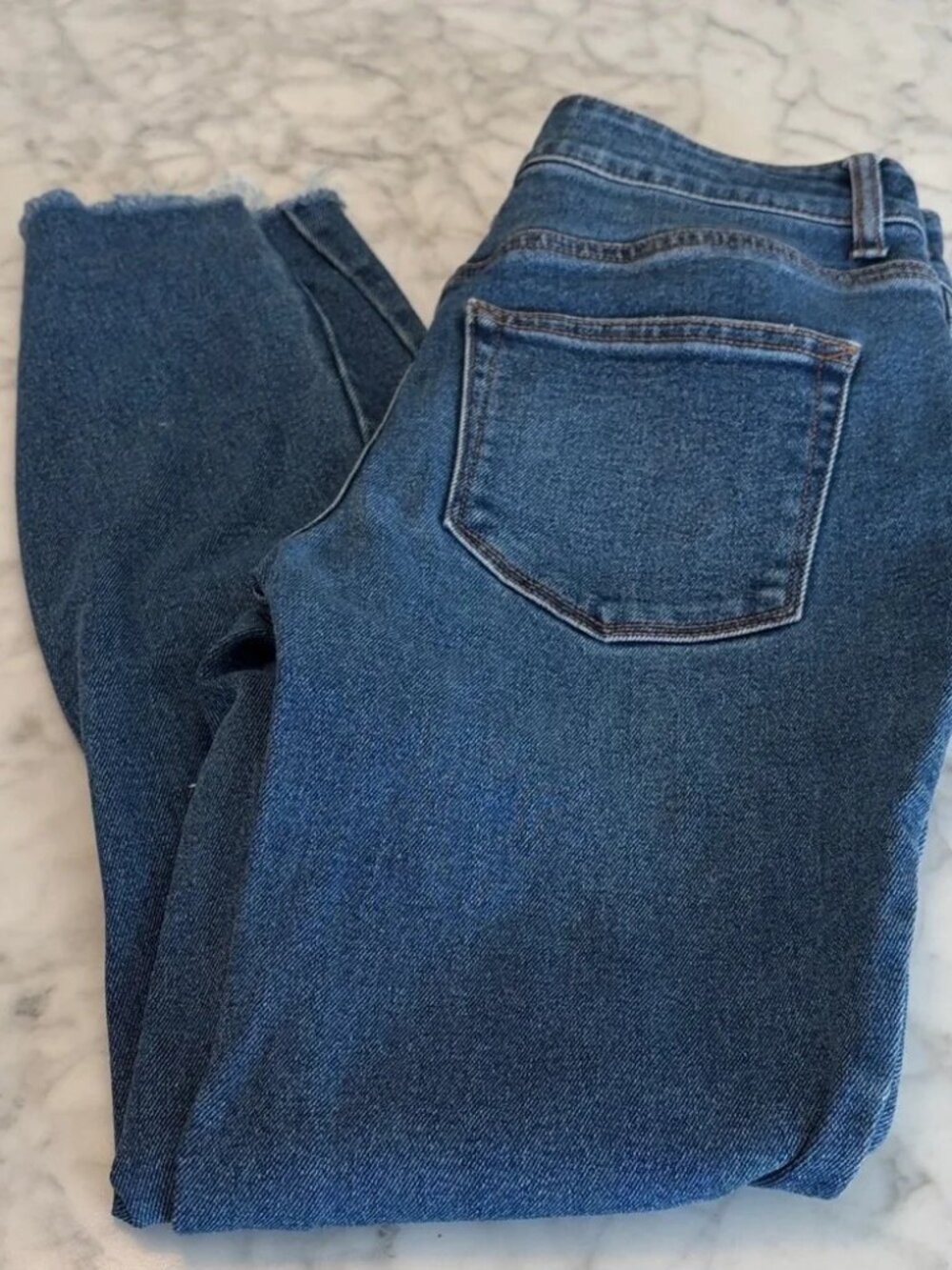 Maurices Women's Dark Blue Distressed Skinny Jeans Size 2